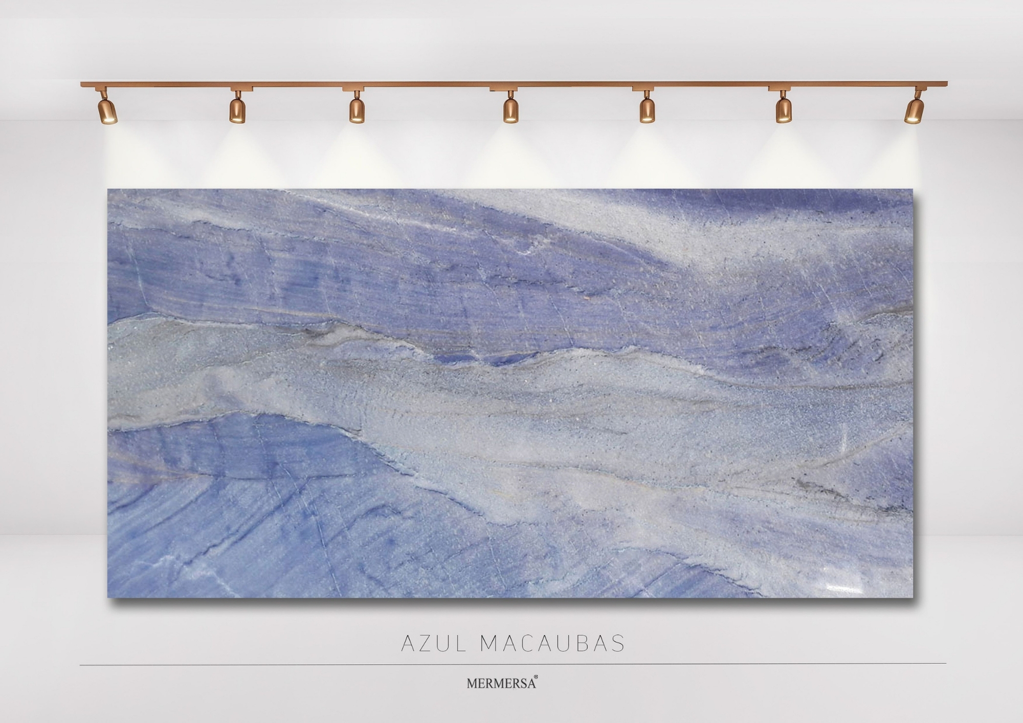 azul macaubas mermer