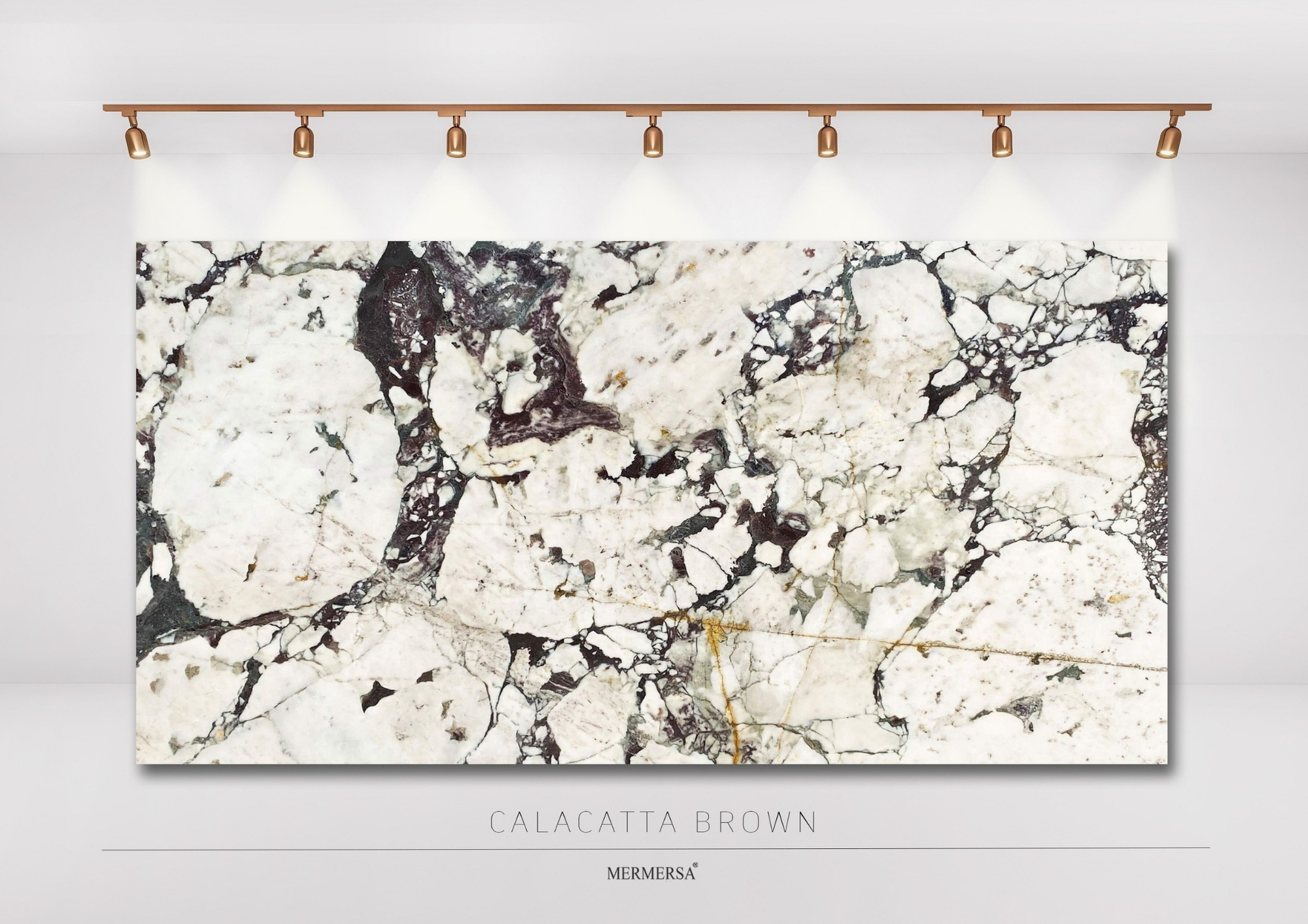 calacatta brown mermer