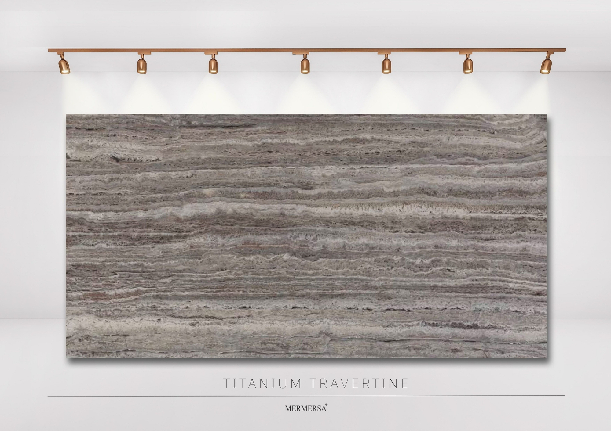 titanium travertine mermer