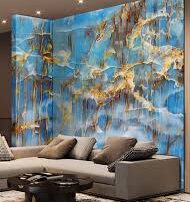 Oniks Mermer Nedir? Oluşumu ve 5 Mimari Kullanımı 4 blue onyx